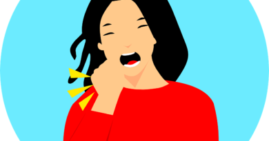 Woman Coughing