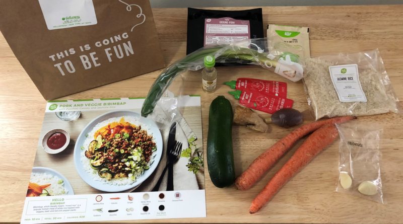 HelloFresh_Pork and Veggie Bibimbap_Ingredients and Recipe Card